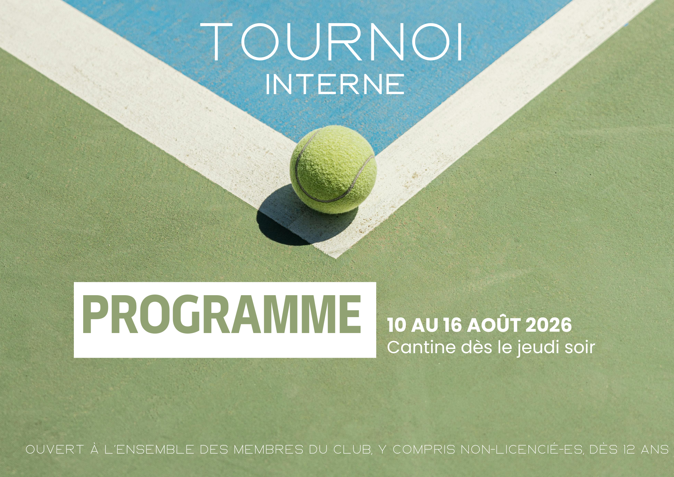 tournoi interne_programme